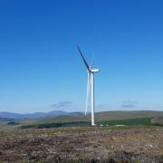 Turbine E02 was the first to be installed on the wind farm.