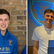 Neil Slooves (left) and Connor Boyd (right) have both left Irvine Meadow for Auchinleck Talbot.
