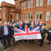 Council and armed forces members came together to remember those who have served