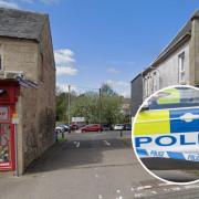An alleged incident happened near to the Ayr Road car park