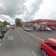 The incident happened near the filling station on Cumnock Road