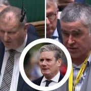 SNP MPs Allan Dorans (left) and Alan Brown have called on Sir Keir Starmer to drop his pledge to retain the two child benefit cap