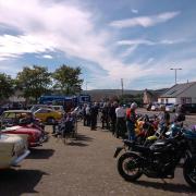 Crowds turned out for the vintage show.