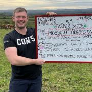 Farmer Bryce Cunningham took part in the debate with Oatly on Reddit