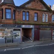 The development site is located to the rear of this building on Main Street in Auchinleck