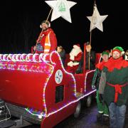 Santa will be visiting the towns and villages.