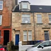 The flat in Sidney Street in Saltcoats is being ilsted by Auction House London