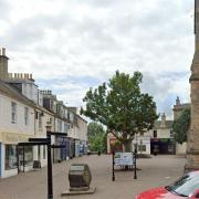 The incident happened in The Square in Cumnock