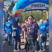 Jack Gillies is all set to take on the Kiltwalk on behalf of the Catrine Games Hall Trust once again.