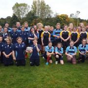 The teams from Auchinleck, Cumnock and Grange Academies