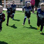 Cumnock Rugby P1 and 2 in action