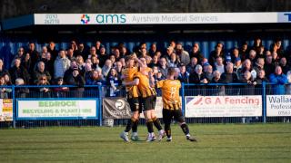 Despite a second leg victory for Auchinleck it was Darvel who progressed to the final of the Scottish Junior Cup.