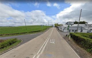 The crash happened at the Crosshands junction near Mauchline on the A76