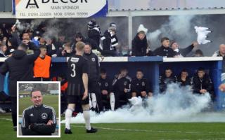 Cumnock boss Brian McGinty (inset) says his players are fired up to win the Scottish Junior Cup for the town after beating fierce rivals Auchinleck Talbot on their way to the final
